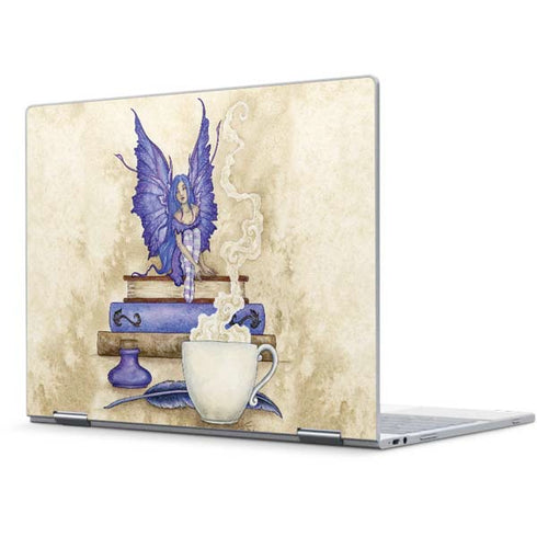 Amy Brown Bookworm Fairy Pixelbook Skin